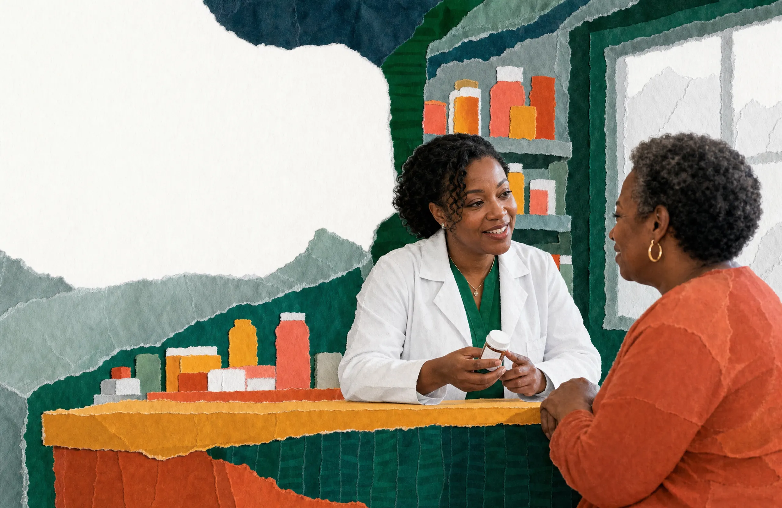 Illustration of a welcoming care office, used for Totality Downtown Charleston