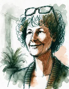 Illustration, not a photo of Diane T.