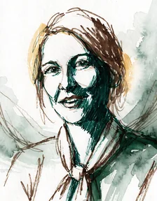 Illustration, not a photo of Zoia W.